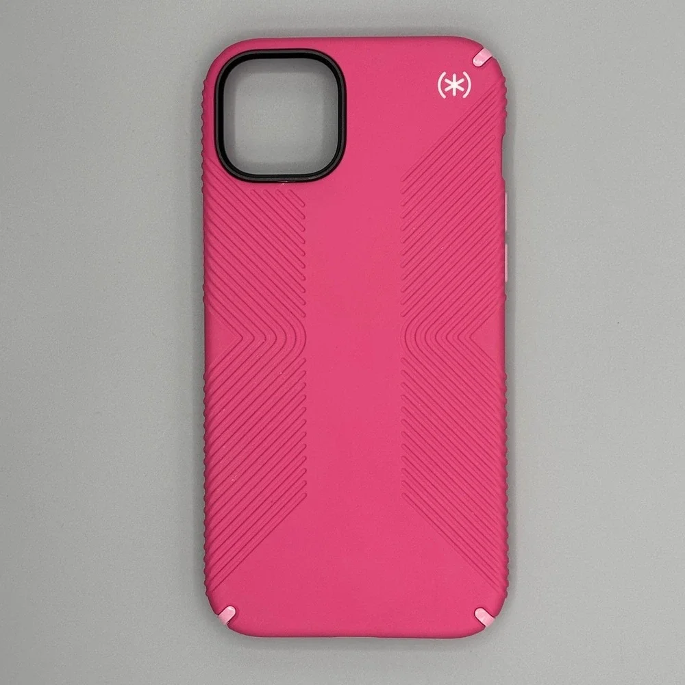 Speck Presidio2 Grip iPhone 13 Pro Max Case Pink Protective No-Slip Cover
